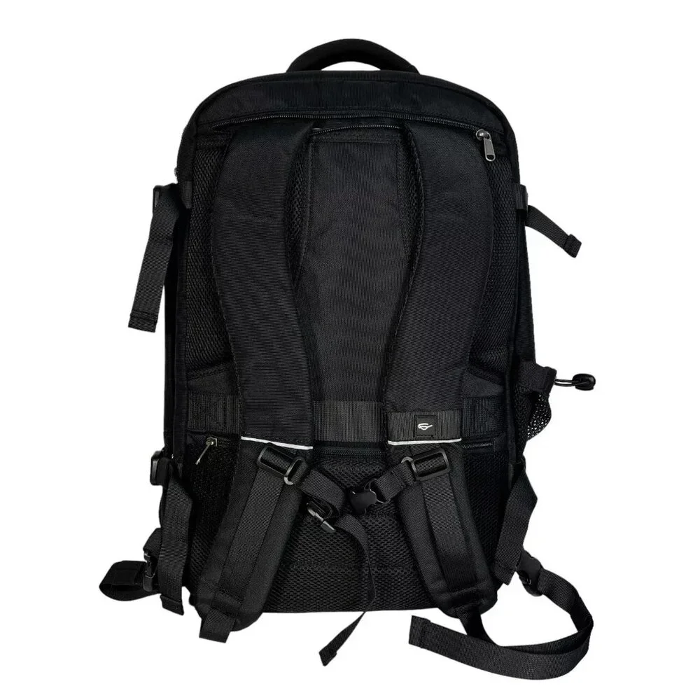 Maelstrom KB-05 Unisex Black Nylon Adjustable Strap Travel Backpack - Picture 6 of 13